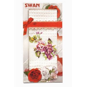 Forbyt, Bavlnená utierka Darčekové balenie, Swan, 50 x 70 cm